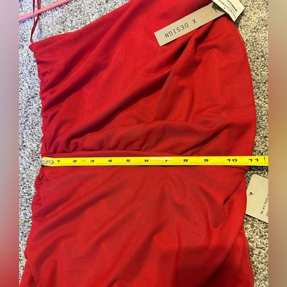 Red cocktail dress, NWT - Picture 5 of 7